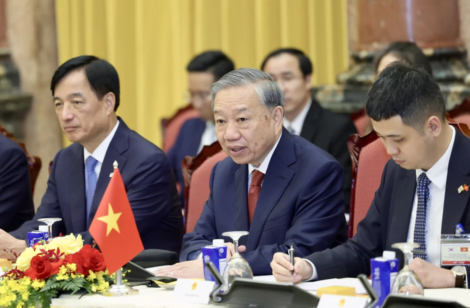 Tổng Bí thư, Chủ tịch nước Tô Lâm hội đàm với Tổng thống Hàn Quốc Tổng Bí thư, Chủ tịch nước Tô Lâm hội đàm với Tổng thống Hàn Quốc