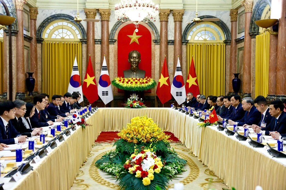 Tổng Bí thư, Chủ tịch nước Tô Lâm hội đàm với Tổng thống Hàn Quốc Tổng Bí thư, Chủ tịch nước Tô Lâm hội đàm với Tổng thống Hàn Quốc