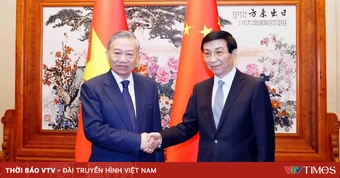 Tổng Bí thư, Chủ tịch nước Tô Lâm hội kiến Chủ tịch Chính hiệp toàn quốc Trung Quốc