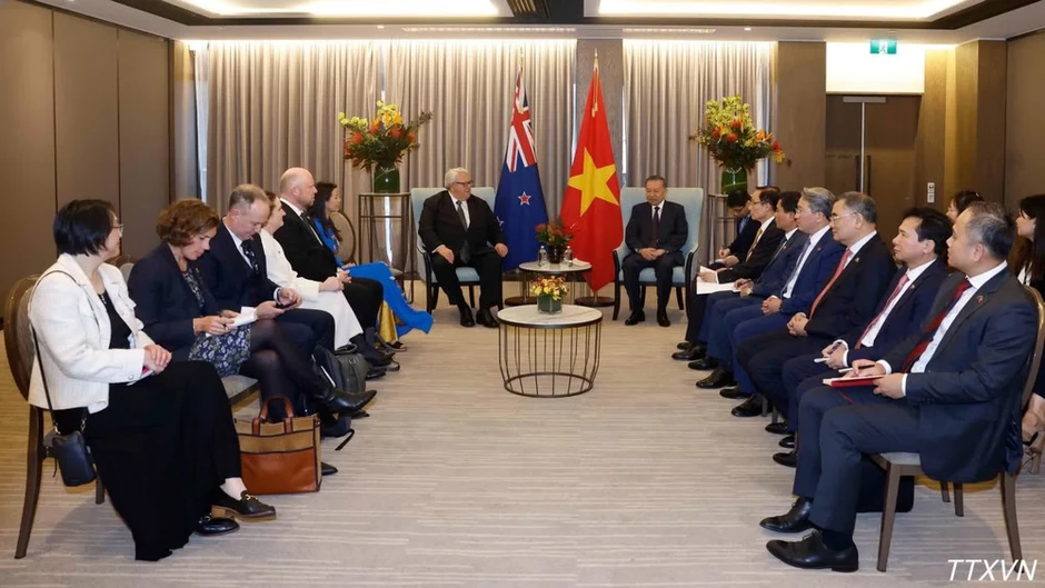 Tổng Bí thư, Chủ tịch nước Tô Lâm hội kiến Chủ tịch Quốc hội New Zealand Gerry Brownlee Tổng Bí thư, Chủ tịch nước Tô Lâm hội kiến Chủ tịch Quốc hội New Zealand Gerry Brownlee