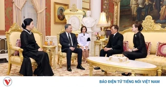 Tổng Bí thư, Chủ tịch nước Tô Lâm hội kiến Nhà Vua và Hoàng hậu Thái Lan