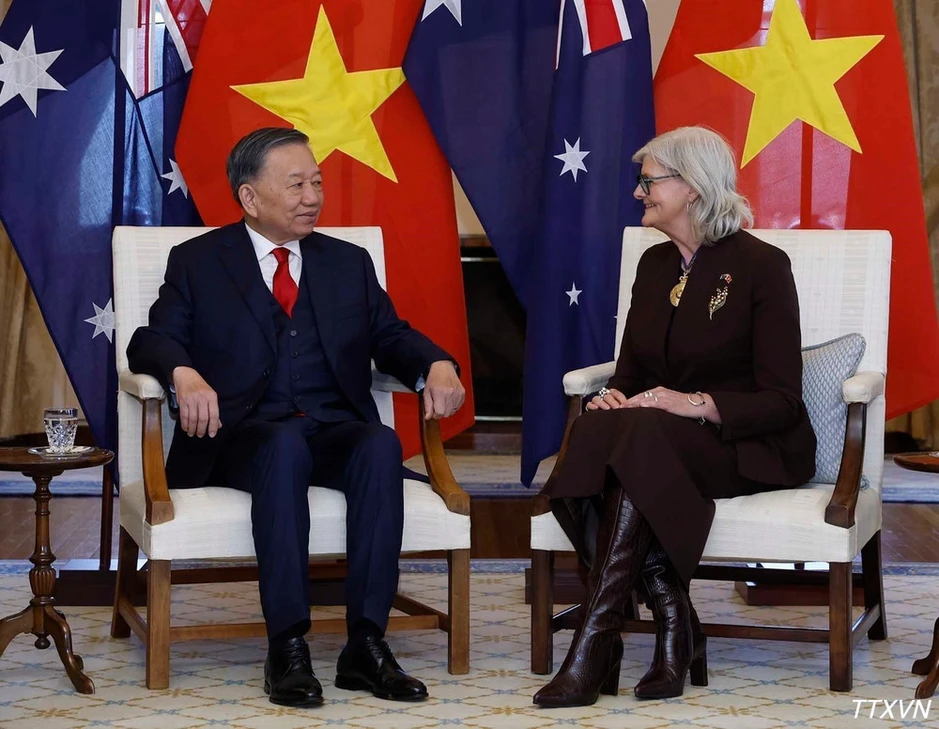 Tổng Bí thư, Chủ tịch nước Tô Lâm hội kiến Toàn quyền Australia Tổng Bí thư, Chủ tịch nước Tô Lâm hội kiến Toàn quyền Australia