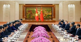 Tổng Bí thư, Chủ tịch nước Tô Lâm hội kiến Ủy viên trưởng Nhân đại toàn quốc Trung Quốc Triệu Lạc Tế