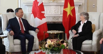 Tổng Bí thư, Chủ tịch nước Tô Lâm hội kiến với Toàn quyền Canada Louise Arbour