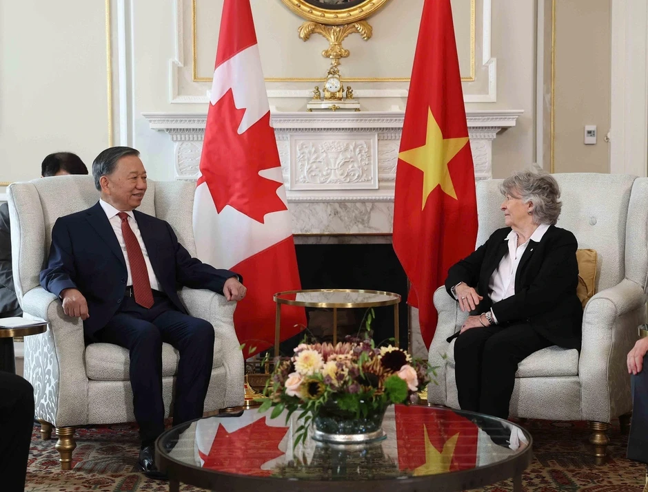 Tổng Bí thư, Chủ tịch nước Tô Lâm hội kiến với Toàn quyền Canada Louise Arbour