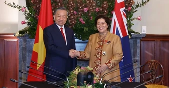 Tổng Bí thư, Chủ tịch nước Tô Lâm hội kiến với Toàn quyền New Zealand Dame Cindy Kiro
