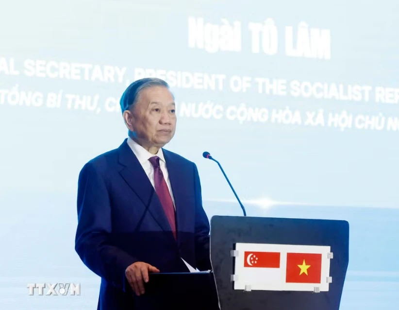 Tổng Bí thư, Chủ tịch nước Tô Lâm: Hợp tác công nghệ sẽ là trụ cột quan trọng Việt Nam-Singapore Tổng Bí thư, Chủ tịch nước Tô Lâm: Hợp tác công nghệ sẽ là trụ cột quan trọng Việt Nam-Singapore