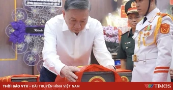 Tổng Bí thư, Chủ tịch nước Tô Lâm kiểm tra công tác tìm kiếm, quy tập hài cốt liệt sỹ tại công viên Lê Thị Riêng
