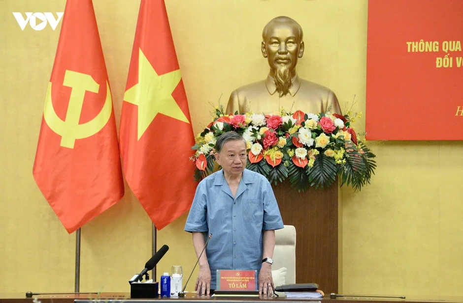 Tổng Bí thư, Chủ tịch nước Tô Lâm làm việc với Ban Thường vụ Đảng ủy Quốc hội Tổng Bí thư, Chủ tịch nước Tô Lâm làm việc với Ban Thường vụ Đảng ủy Quốc hội