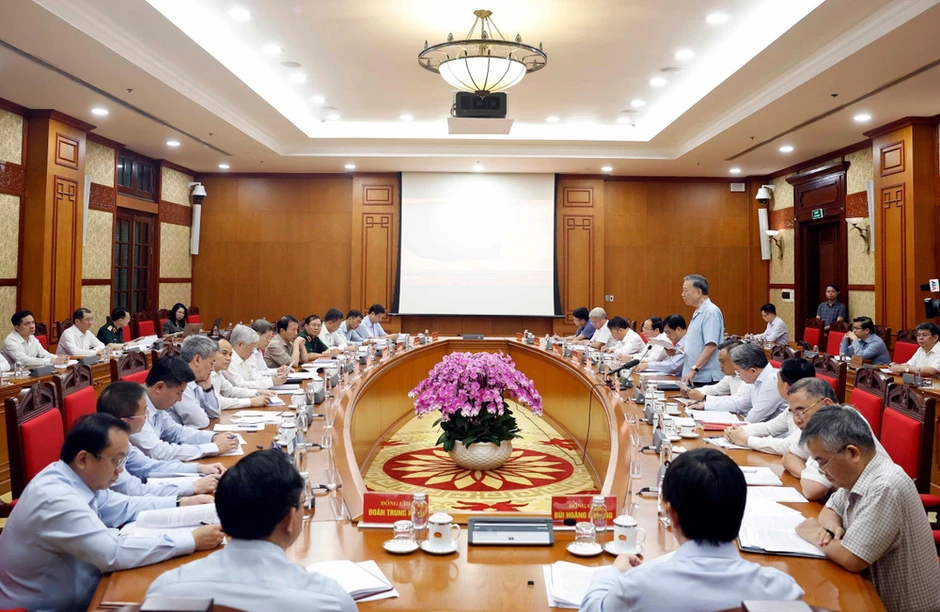 Tổng Bí thư, Chủ tịch nước Tô Lâm làm việc với Ban Thường vụ Đảng ủy Thanh tra Chính phủ Tổng Bí thư, Chủ tịch nước Tô Lâm làm việc với Ban Thường vụ Đảng ủy Thanh tra Chính phủ