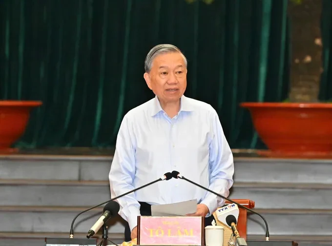 Tổng Bí thư, Chủ tịch nước Tô Lâm làm việc với Ban Thường vụ Thành ủy TP.HCM Tổng Bí thư, Chủ tịch nước Tô Lâm làm việc với Ban Thường vụ Thành ủy TP.HCM