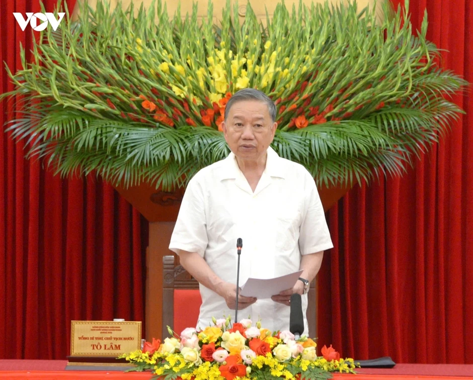 Tổng Bí thư, Chủ tịch nước Tô Lâm làm việc với Ban Tổ chức Trung ương