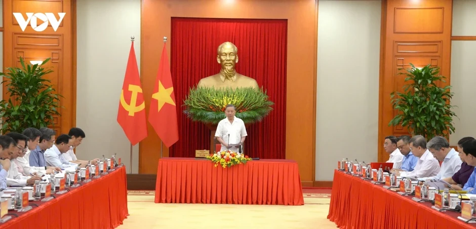 Tổng Bí thư, Chủ tịch nước Tô Lâm làm việc với Ban Tổ chức Trung ương