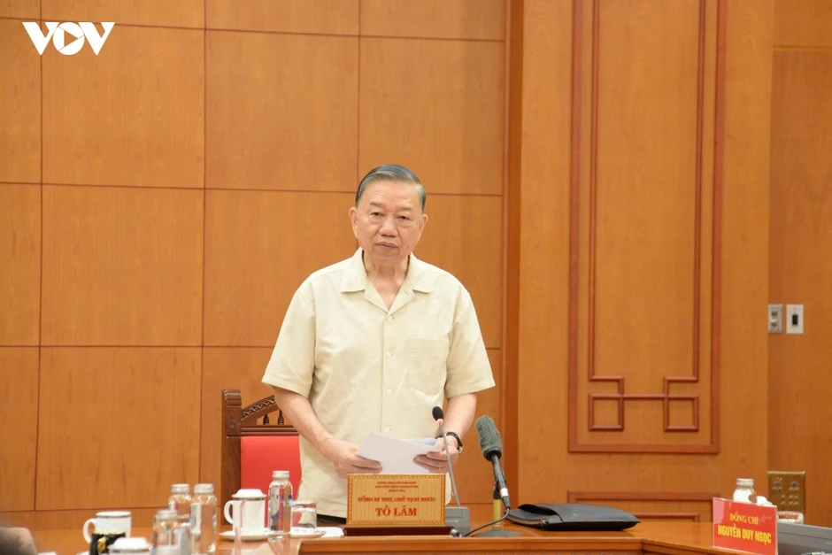 Tổng Bí thư, Chủ tịch nước Tô Lâm làm việc với Đảng ủy Chính phủ