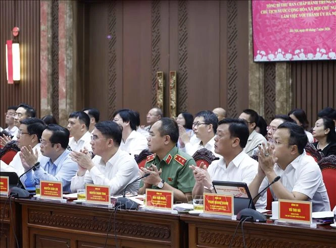 Tổng Bí thư, Chủ tịch nước Tô Lâm làm việc với Thành ủy Hà Nội Tổng Bí thư, Chủ tịch nước Tô Lâm làm việc với Thành ủy Hà Nội
