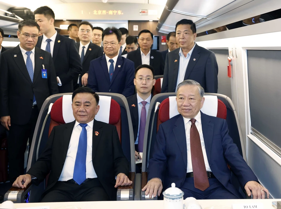 Tổng Bí thư, Chủ tịch nước Tô Lâm lên đường thăm thành phố Nam Ninh