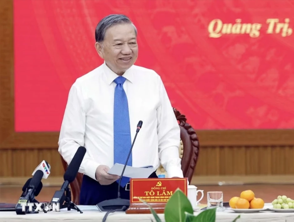 Tổng Bí thư, Chủ tịch nước Tô Lâm: Quảng Trị xác định chiến lược 'vươn Đông tỏa Tây' Tổng Bí thư, Chủ tịch nước Tô Lâm: Quảng Trị xác định chiến lược 'vươn Đông tỏa Tây'