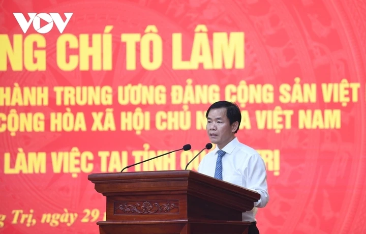 Tổng Bí thư, Chủ tịch nước Tô Lâm: Tái định vị không gian phát triển Quảng Trị với chiến lược 'vươn Đông, tỏa Tây'