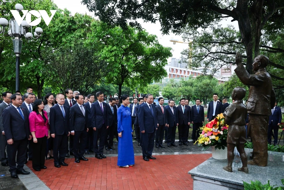 Tổng Bí thư, Chủ tịch nước Tô Lâm thăm di tích trường Dục Tài Nam Ninh Tổng Bí thư, Chủ tịch nước Tô Lâm thăm di tích trường Dục Tài Nam Ninh