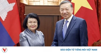 Tổng Bí thư, Chủ tịch nước Tô Lâm tiếp Chủ tịch Quốc hội Campuchia Khuon Sudary