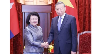 Tổng Bí thư, Chủ tịch nước Tô Lâm tiếp Chủ tịch Quốc hội Campuchia Samdech Khuon Sudary