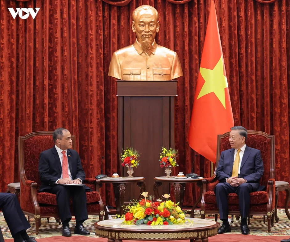 Tổng Bí thư, Chủ tịch nước Tô Lâm tiếp Đại sứ, Đại biện các nước ASEAN tại Hà Nội