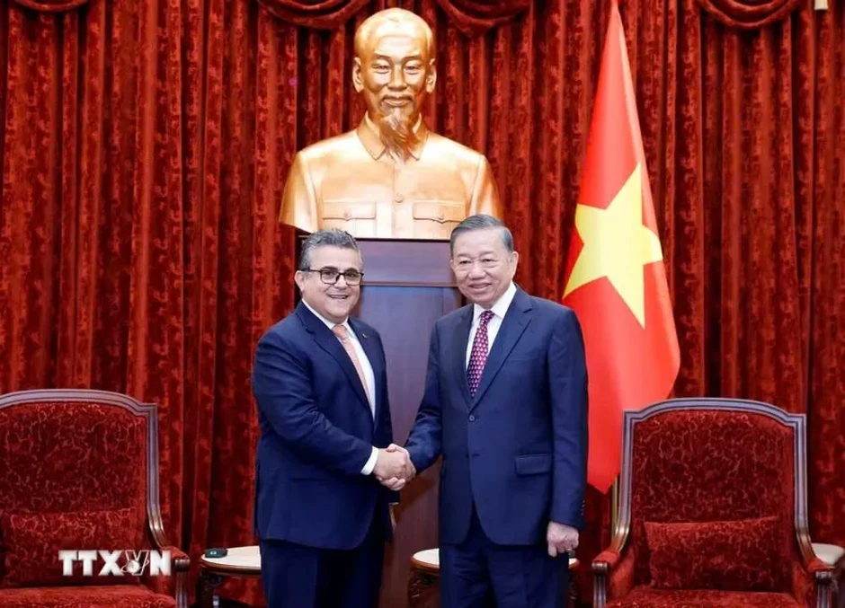 Tổng Bí thư, Chủ tịch nước Tô Lâm tiếp Đại sứ Palestine Saadi Salama Tổng Bí thư, Chủ tịch nước Tô Lâm tiếp Đại sứ Palestine Saadi Salama