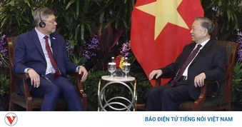 Tổng Bí thư, Chủ tịch nước Tô Lâm tiếp lãnh đạo các tập đoàn doanh nghiệp lớn của Singapore