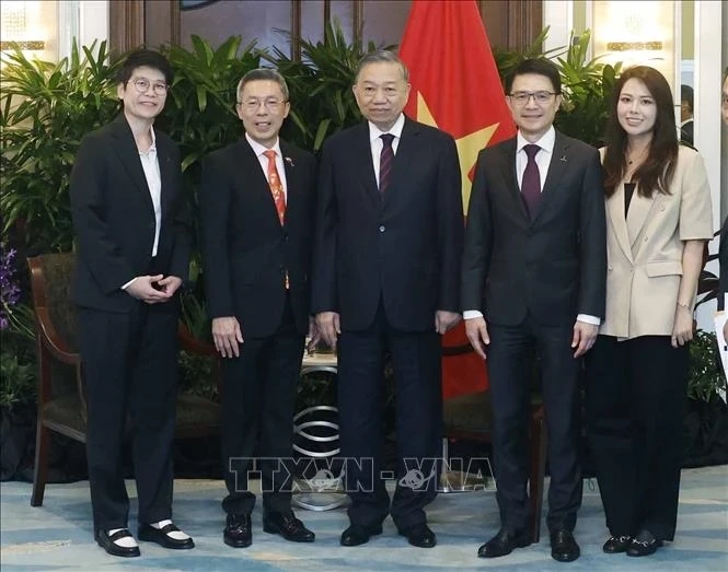 Tổng Bí thư, Chủ tịch nước Tô Lâm tiếp lãnh đạo các tập đoàn doanh nghiệp lớn của Singapore Tổng Bí thư, Chủ tịch nước Tô Lâm tiếp lãnh đạo các tập đoàn doanh nghiệp lớn của Singapore