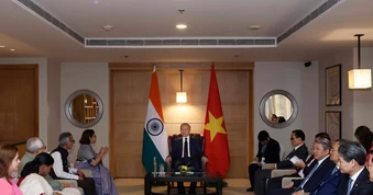 Tổng Bí thư, Chủ tịch nước Tô Lâm tiếp lãnh đạo Hội Hữu nghị Ấn Độ-Việt Nam