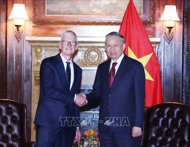 Tổng Bí thư, Chủ tịch nước Tô Lâm tiếp lãnh đạo một số tập đoàn Hoa Kỳ Tổng Bí thư, Chủ tịch nước Tô Lâm tiếp lãnh đạo một số tập đoàn Hoa Kỳ