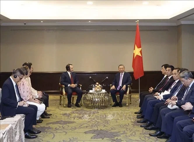 Tổng Bí thư, Chủ tịch nước Tô Lâm tiếp lãnh đạo một số tập đoàn tại Philippines Tổng Bí thư, Chủ tịch nước Tô Lâm tiếp lãnh đạo một số tập đoàn tại Philippines