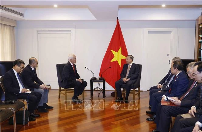Tổng Bí thư, Chủ tịch nước Tô Lâm tiếp nguyên Thủ tướng Australia Malcolm Turnbull AC Tổng Bí thư, Chủ tịch nước Tô Lâm tiếp nguyên Thủ tướng Australia Malcolm Turnbull AC