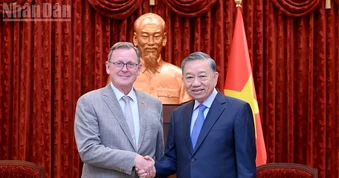 Tổng Bí thư, Chủ tịch nước Tô Lâm tiếp Phó Chủ tịch Quốc hội Cộng hòa Liên bang Đức Bodo Ramelow