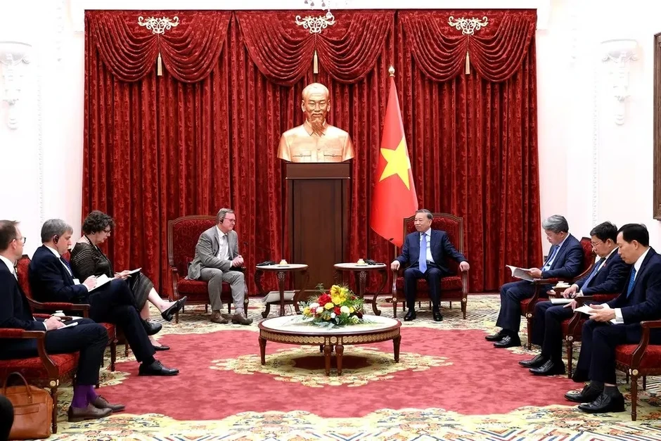 Tổng Bí thư, Chủ tịch nước Tô Lâm tiếp Phó Chủ tịch Quốc hội Cộng hòa Liên bang Đức Tổng Bí thư, Chủ tịch nước Tô Lâm tiếp Phó Chủ tịch Quốc hội Cộng hòa Liên bang Đức