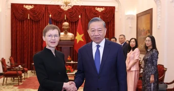Tổng Bí thư, Chủ tịch nước Tô Lâm tiếp Thủ tướng Công quốc Liechtenstein Brigitte Haas