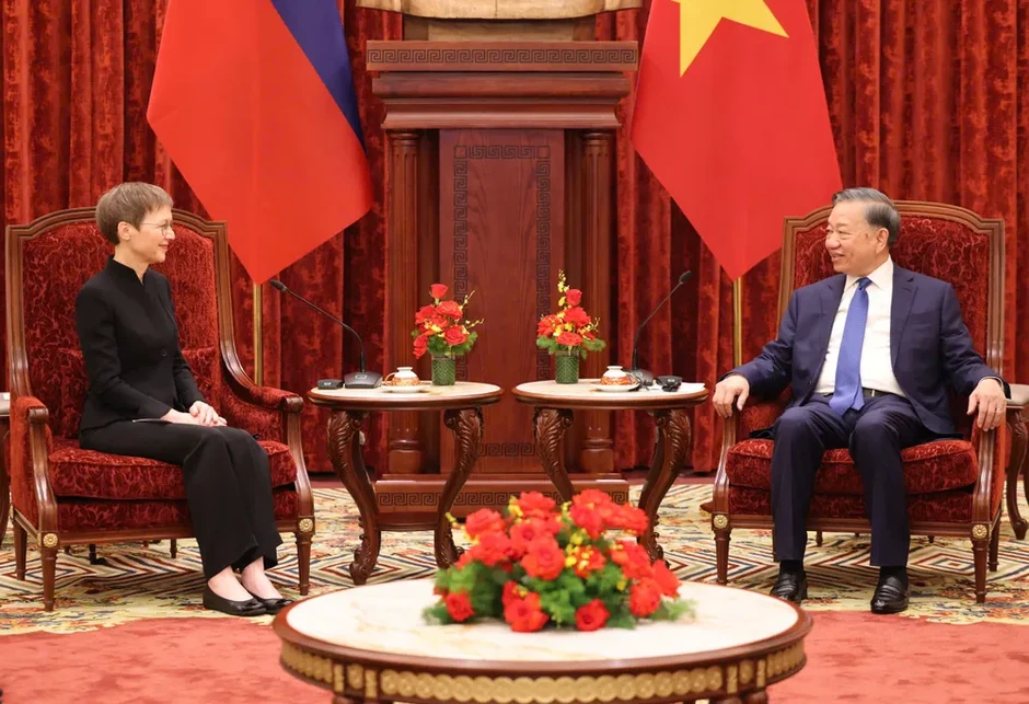 Tổng Bí thư, Chủ tịch nước Tô Lâm tiếp Thủ tướng Công quốc Liechtenstein Brigitte Haas Tổng Bí thư, Chủ tịch nước Tô Lâm tiếp Thủ tướng Công quốc Liechtenstein Brigitte Haas