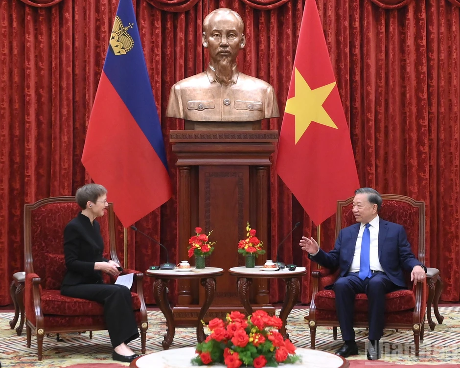 Tổng Bí thư, Chủ tịch nước Tô Lâm tiếp Thủ tướng Liechtenstein Tổng Bí thư, Chủ tịch nước Tô Lâm tiếp Thủ tướng Liechtenstein