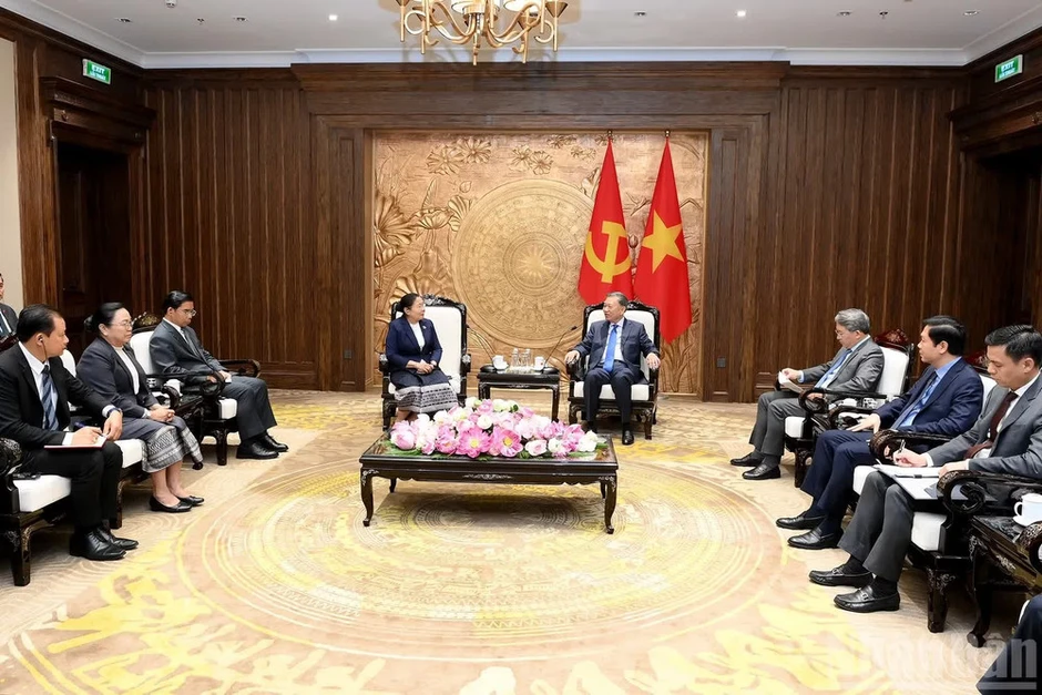 Tổng Bí thư, Chủ tịch nước Tô Lâm tiếp Trưởng Ban Tổ chức Trung ương Đảng Nhân dân Cách mạng Lào Tổng Bí thư, Chủ tịch nước Tô Lâm tiếp Trưởng Ban Tổ chức Trung ương Đảng Nhân dân Cách mạng Lào