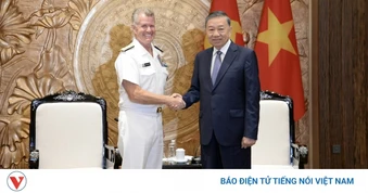 Tổng Bí thư, Chủ tịch nước Tô Lâm tiếp Tư lệnh Bộ Chỉ huy Thái Bình Dương Mỹ