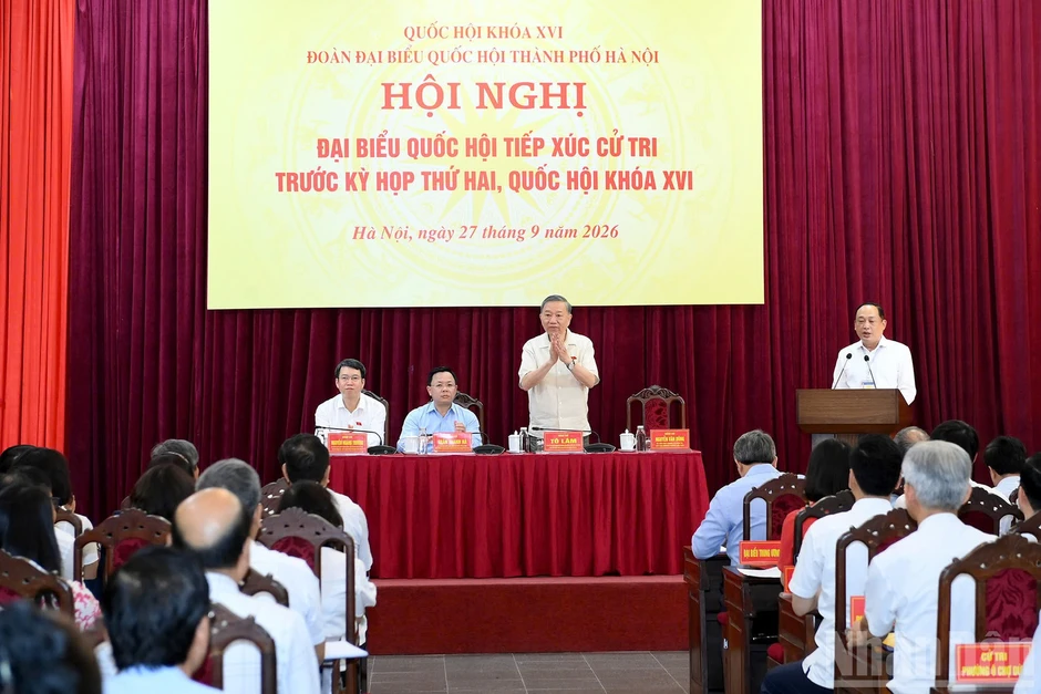 Tổng Bí thư, Chủ tịch nước Tô Lâm tiếp xúc cử tri trước Kỳ họp thứ 2, Quốc hội khóa XVI Tổng Bí thư, Chủ tịch nước Tô Lâm tiếp xúc cử tri trước Kỳ họp thứ 2, Quốc hội khóa XVI