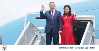 Tổng Bí thư, Chủ tịch nước Tô Lâm tới Manila bắt đầu thăm cấp Nhà nước Philippines