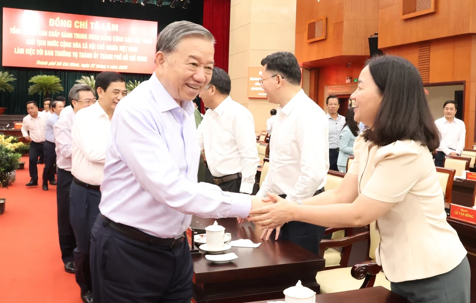Tổng Bí thư, Chủ tịch nước Tô Lâm: Trung ương luôn đồng hành để TPHCM bứt phá Tổng Bí thư, Chủ tịch nước Tô Lâm: Trung ương luôn đồng hành để TPHCM bứt phá