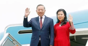 Tổng Bí thư, Chủ tịch nước Tô Lâm và Phu nhân bắt đầu chuyến thăm Philippines