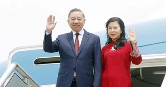 Tổng Bí thư, Chủ tịch nước Tô Lâm và Phu nhân bắt đầu thăm cấp Nhà nước tới Philippines