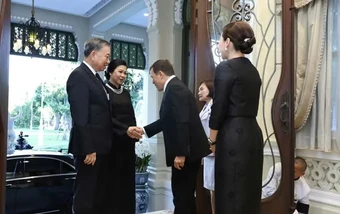 Tổng Bí thư, Chủ tịch nước Tô Lâm và Phu nhân hội kiến Nhà Vua Thái Lan Maha Vajiralongkorn và Hoàng hậu