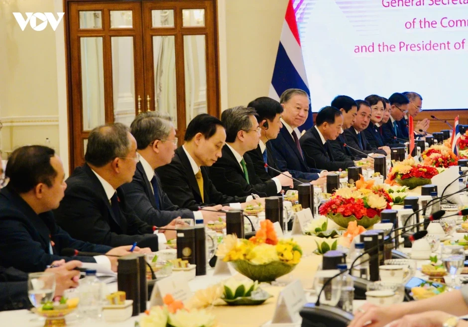 Tổng Bí thư, Chủ tịch nước Tô Lâm và Thủ tướng Thái Lan hội đàm
