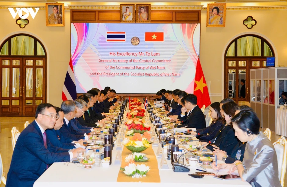 Tổng Bí thư, Chủ tịch nước Tô Lâm và Thủ tướng Thái Lan hội đàm