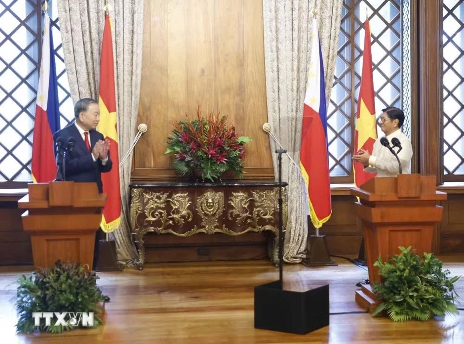 Tổng Bí thư, Chủ tịch nước Tô Lâm và Tổng thống Philippines gặp gỡ báo chí Tổng Bí thư, Chủ tịch nước Tô Lâm và Tổng thống Philippines gặp gỡ báo chí