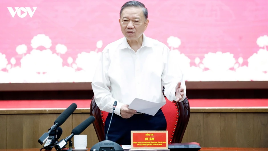 Tổng Bí thư, Chủ tịch nước Tô Lâm yêu cầu Hà Nội tổng rà soát nguồn lực phát triển Tổng Bí thư, Chủ tịch nước Tô Lâm yêu cầu Hà Nội tổng rà soát nguồn lực phát triển
